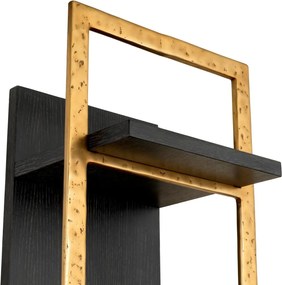 Raft de perete LUX Belcanto gri/ alama periata