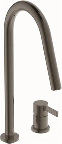 Baterie bucatarie cu dus extactibil Ideal Standard Gusto 242 gri Magnetic Grey 2 tipuri de jet