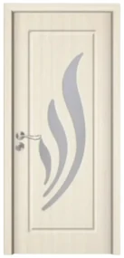 Usa Interior din MDF Novo Doors ND310, Cadru din Lemn Masiv, Geam Sablat, KIT COMPLET, Toc , Manere si balamale incluse (Culoare: Stejar Auriu,