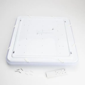 Brilagi - Plafonieră Smart LED dimabilă, 36W/230V, 53x53 cm, Wi-Fi Tuya + telecomandă