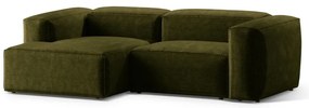 Coltar 2 locuri Bergamo velur reiat L244 cm