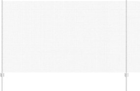 vidaXL Gard cu Stâlp Argintiu 1,4 x 10 m Oțel