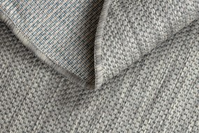 Covor SISAL SION cerc A5165A Melanj țesute plate gri