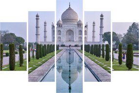 Tablou - Taj Mahal în răsăsrit de soare (150x105 cm)