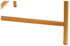 Măsuță de cafea galben ocru rotundă din metal ø 50 cm Meseta – Leitmotiv