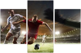 Tablou - Fotbaliști în acțiune (90x60 cm)