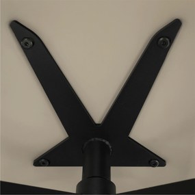 Scaun pivotant de lux, piele ecologică gri / metal, JAELYN