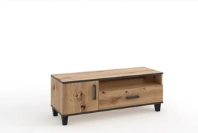 Comodă TV POLA 07 – 120x40x51.5 cm – Stejar Artisan