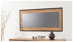 Oglindă de perete QUANTUM 60x110 cm maro/neagră
