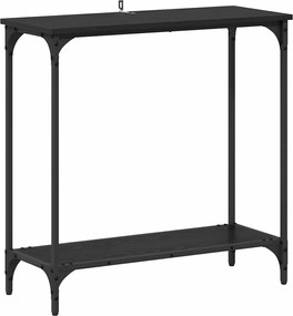 vidaXL Masă de consolă Stejar negru 75 x 30.5 x 75 cm Lemn compozit