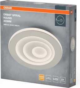 Osram - Plafonieră LED ORBIS SPIRAL, 38 W, 230 V, Ø 36,5 cm, albă