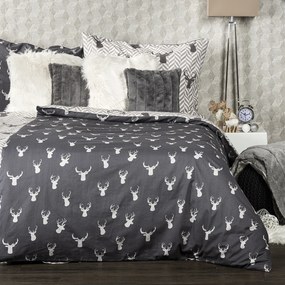 Lenjerie de pat din bumbac 4Home Reindeer, 140 x 220 cm, 70 x 90 cm, 140 x 220 cm, 70 x 90 cm