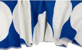 Pătură albastră/crem 150x200 cm Tul – noo.ma