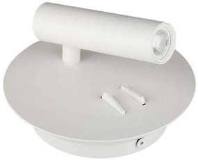 Aplică LED/3W/230V + LED/6W/230V 3000K alb