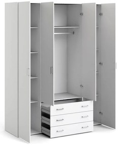 Șifonier alb 154x200 cm Space – Tvilum