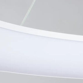 Brilagi - Lustră LED dimmabilă FALCON II, 108 W, 230 V, 3000–6500 K, Ø 80 cm, albă + telecomandă