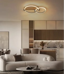Globo 48050D1 - Plafonieră LED FLETCHER LED/24W/230V 3000K 58x38 cm bej