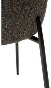 Scaun de dining DAN-FORM Denmark Glam, gri închis