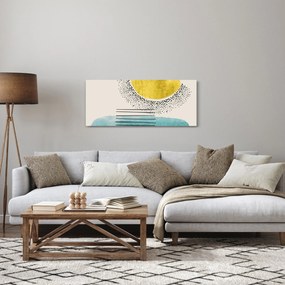 Tablou - pictură abstractă de plajă N⁰2 (120x50 cm)