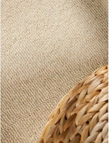 Covor bej țesut manual din lână 160x230 cm Puristic Knots – Elle Decoration