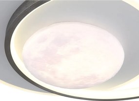 Lustra aplicata tavan design circular LED MOON