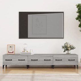 817511 vidaXL Comodă TV, sonoma gri, 150x34,5x30 cm, lemn prelucrat