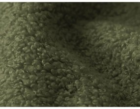 Colțar verde extensibil/cu spațiu de depozitare cu tapițerie din țesătură bouclé (cu colț pe partea stângă/cu șezlong) Pele – Makamii