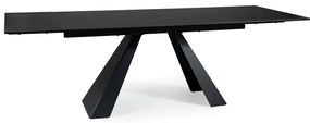 Masa de bucaterie Salvadore II, 160 x 90 cm, neagra