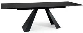 Masa de bucaterie Salvadore II, 160 x 90 cm, neagra