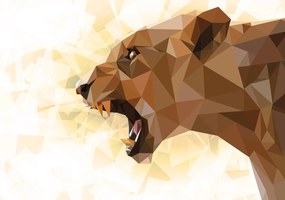 Fototapet - Leoaică (254x184 cm)