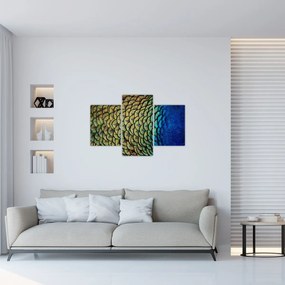 Tablou - Pene de păun (90x60 cm)