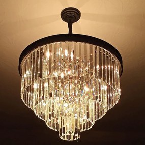 Candelabru Cristal, Elit's Pearl, 60cm, 10xE27