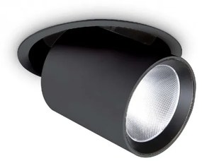Spot LED directionabil, incastrabil pentru tavan fals NOVA 30W 4000K BK