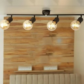 Lustra aplicata design vintage cu 4 spoturi directionabile Dance