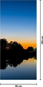 Fototapet pentru ușă - Apus de soare (95x205cm)