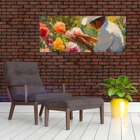 Tablou - Grădinar (120x50 cm)