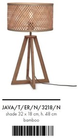 Veioza eco din bambus Java 4-pt nat/3218, nat