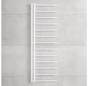 P.M.H. AP2W - Radiator de baie tip scară APOLLO 346 W, 150 cm, racordare pe dreapta, alb