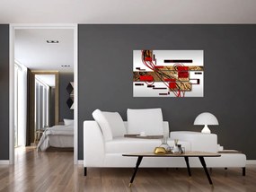 Tablou cu abstracție (90x60 cm)