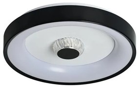 Plafoniera LED design modern Polka negru