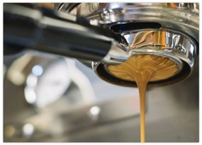 Tablou pe sticlă - espresso (70x50 cm)