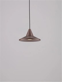 Pendul LED design minimalist DRO maro