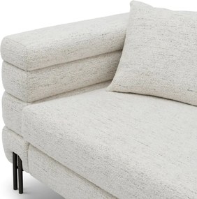 Canapea design LUX York S, Seashell off-white