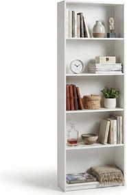 Biblioteca Adore Nurdan, 5 rafturi, 58x170x23 cm