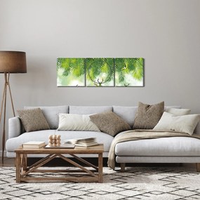 Tablou - Ceb în pădure (cu ceas) (90x30 cm)