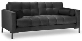 Canapea din catifea Cosmopolitan Design Bali, gri