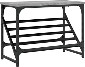 vidaXL Pantofar, gri sonoma, 60x30x45 cm, lemn prelucrat