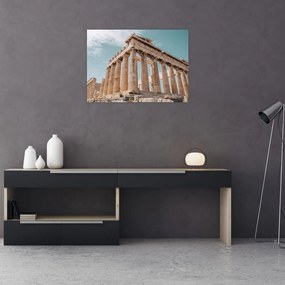 Tablou pe sticlă - Akropolis antic (70x50 cm)