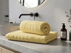 Prosop SOFT 50 x 100 cm crem, 100% bumbac