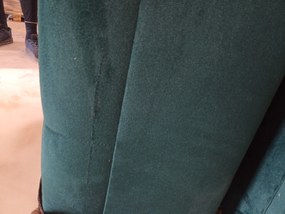OFERTA Canapea de colt extensibila reversibila ZENA, verde inchis, grad II calitate